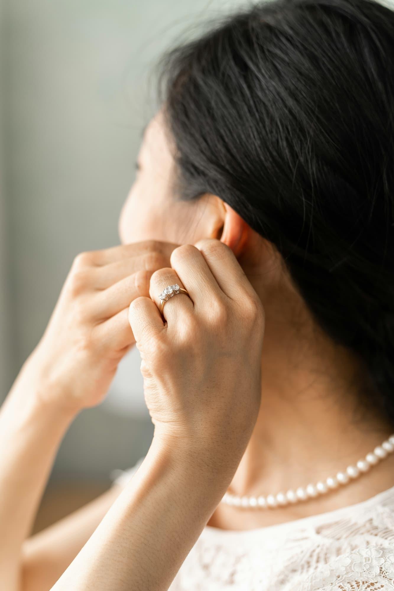A person using a spinner ring specifically